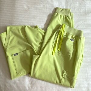 Figs Scrub Set - L - Sea Mist